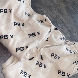 Playboy Bunny Crewneck & Jogger Set